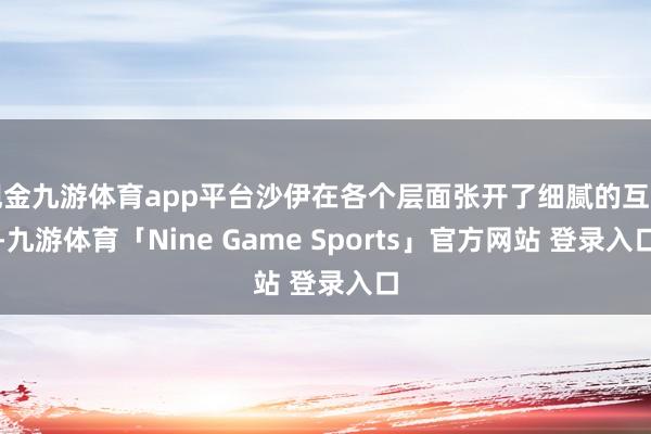 现金九游体育app平台沙伊在各个层面张开了细腻的互动-九游体育「Nine Game Sports」官方网站 登录入口