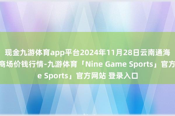 现金九游体育app平台2024年11月28日云南通海金山蔬菜批发商场价钱行情-九游体育「Nine Game Sports」官方网站 登录入口