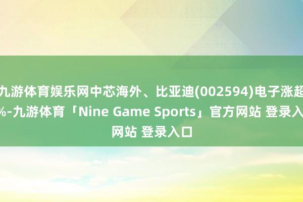 九游体育娱乐网中芯海外、比亚迪(002594)电子涨超5%-九游体育「Nine Game Sports」官方网站 登录入口